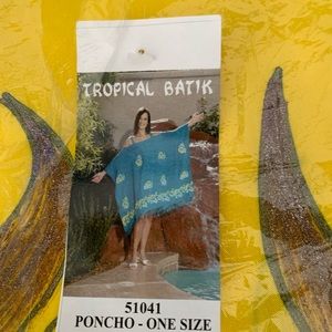 Tropical Poncho & Beach Wrap